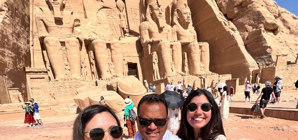 Abu Simbel temples visitors