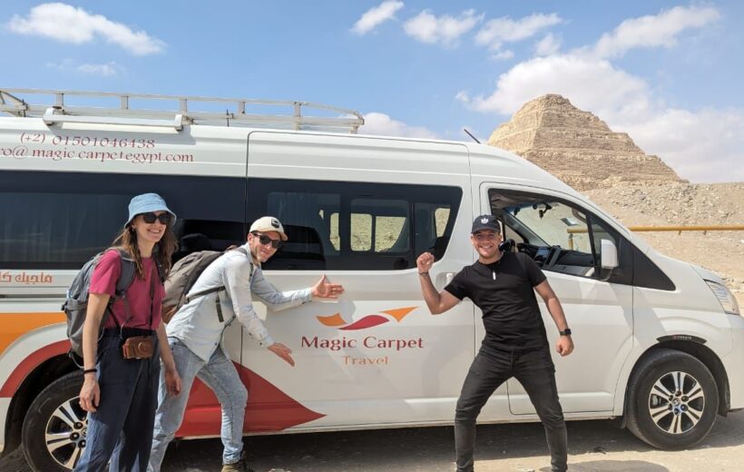 Pyramids, Saqqara and Egyptian museum Day Tour – SCPSE 11