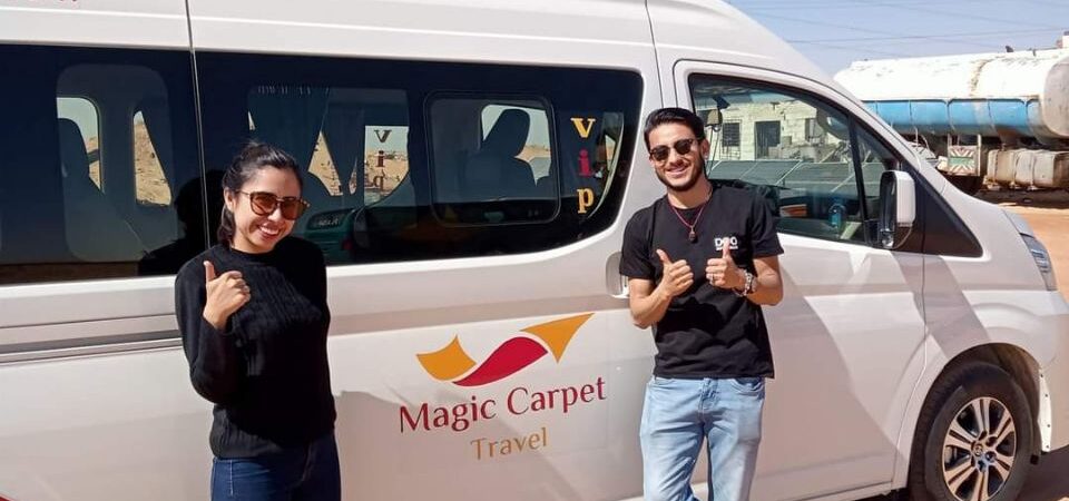 air conditioned vehicle owned by magic carpet travel